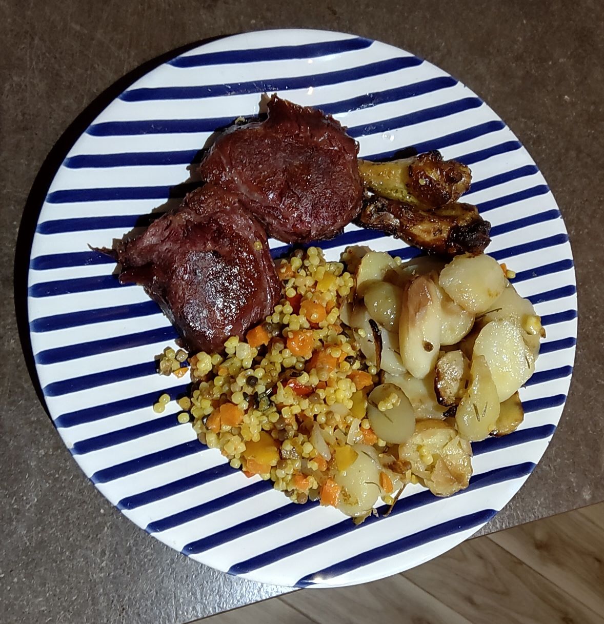 Das Fleisch war gut.
