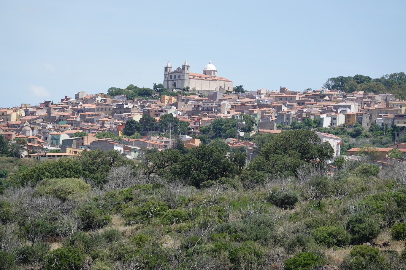 Von der Basilica di Santa Maria della Neve hat man einen tollen Ausblick - Cuglieri